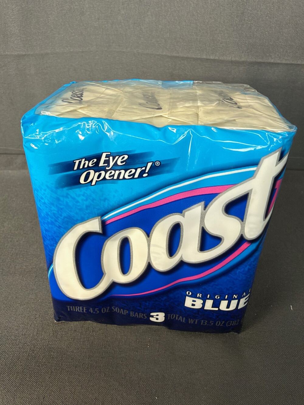 Vtg Coast Deordorant Soap Bars Original Scent 2004 The Eye Opener 3 Bars Sealed